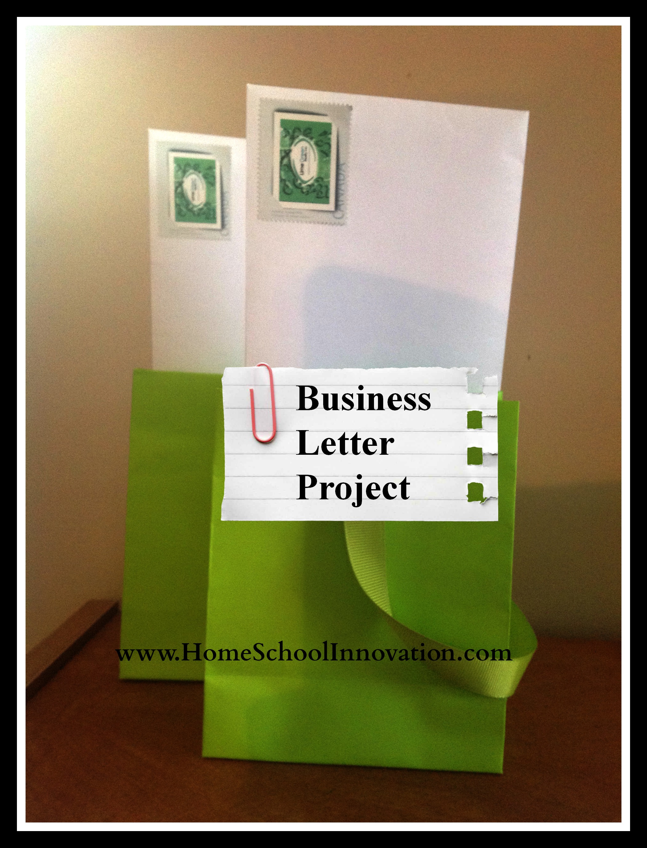 Homeschool Business Letter Project