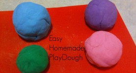 Easy Homemade Play Dough